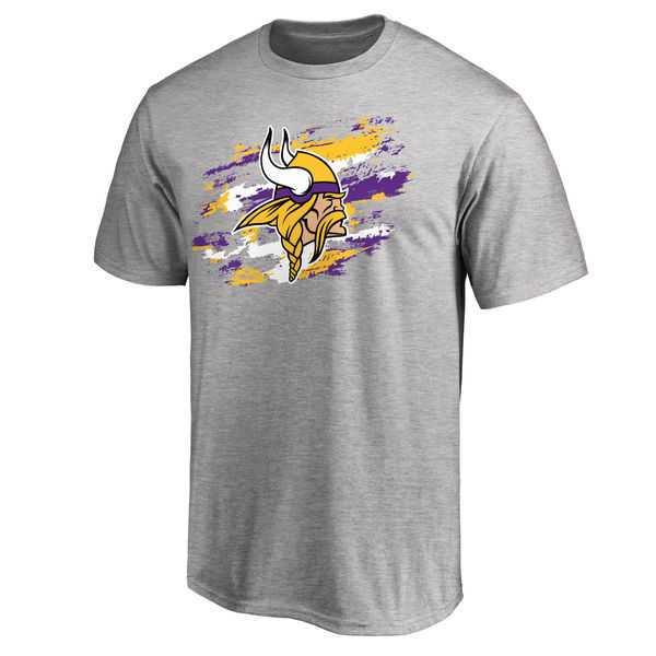 Men's Minnesota Vikings NFL Pro Line True Color T-Shirt Heathered Gray,We sell and wholesale Men's Minnesota Vikings NFL Pro Line True Color T-Shirt Heathered Gray on line form chian!